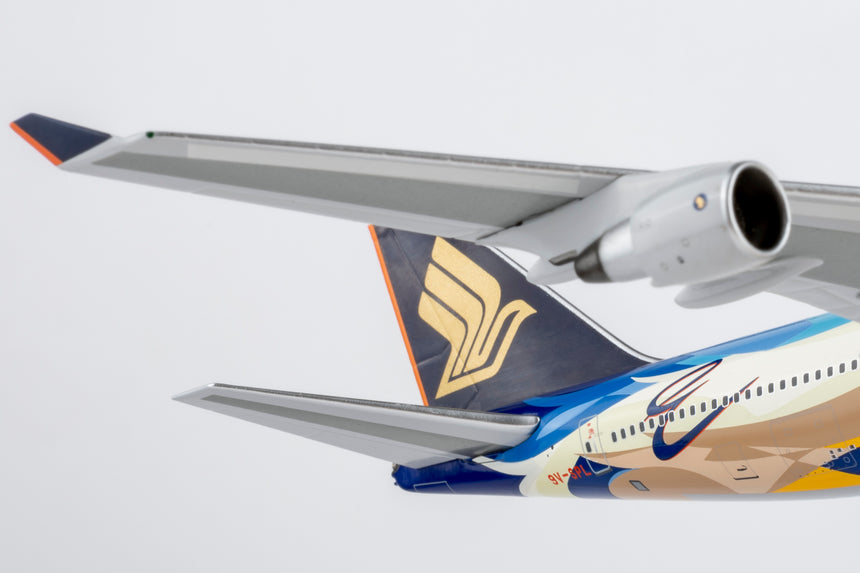 NG Models Singapore Airlines "Tropical" livery Boeing 747-400 9V-SPL 1/400 Aircraft Scale Model