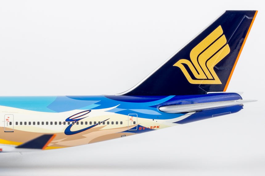 NG Models Singapore Airlines "Tropical" livery Boeing 747-400 9V-SPK 1/400 Aircraft Scale Model