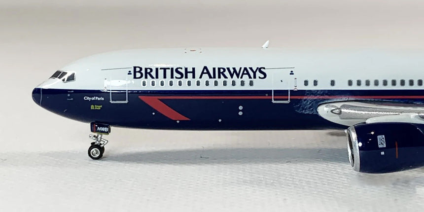 Phoenix British Airways "City of Paris" Boeing B767-336ER G-BNWB 1/400 Aircraft Scale Model