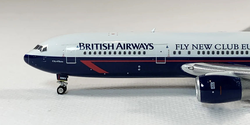 Phoenix British Airways "City of Bonn" Boeing B767-300ER G-BNWV 1/400 Scale