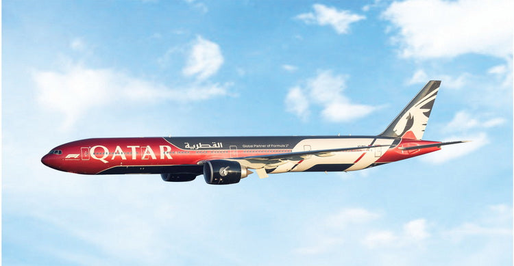 Phoenix Qatar Airways F1 Boeing B777-300ER A7-BEG 1/400 Aircraft Scale Model