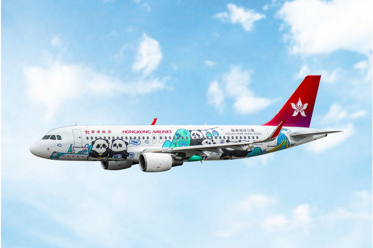 Phoenix Hong Kong Airlines Airbus A320 B-LPP "Ocean Park HK" 1/400 Aircraft Scale Model