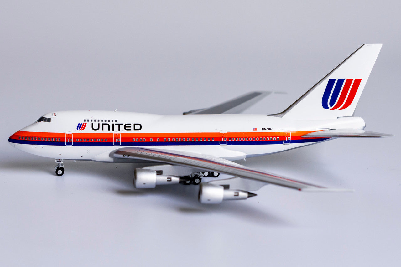 NG Models United Airlines Boeing 747SP N140UA (“Saul Bass" livery; large 'United' titles) 1/400 Scale