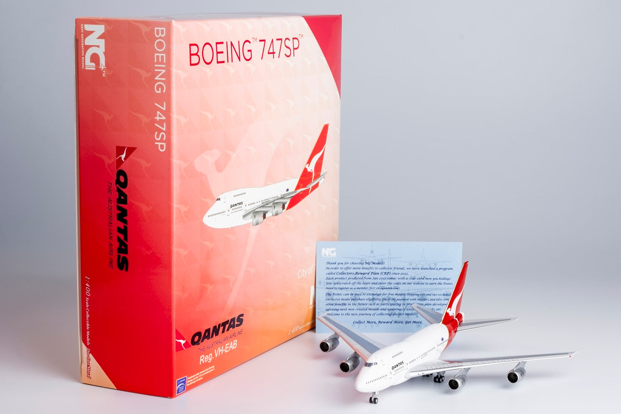 NG Model Qantas Airways Boeing B747SP-38 'The Australian Airline' VH-EAB 1/400 Scale