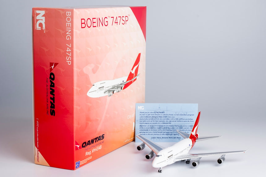 NG Model Qantas Airways Boeing B747SP-38 'The Australian Airline' VH-EAB 1/400 Scale