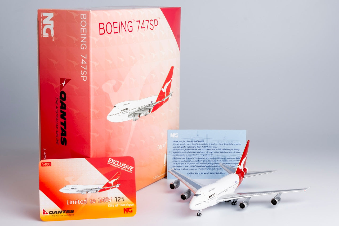 NG Model Qantas Airways Boeing B747SP-38 'The Australian Airline' VH-EAB 1/400 Scale