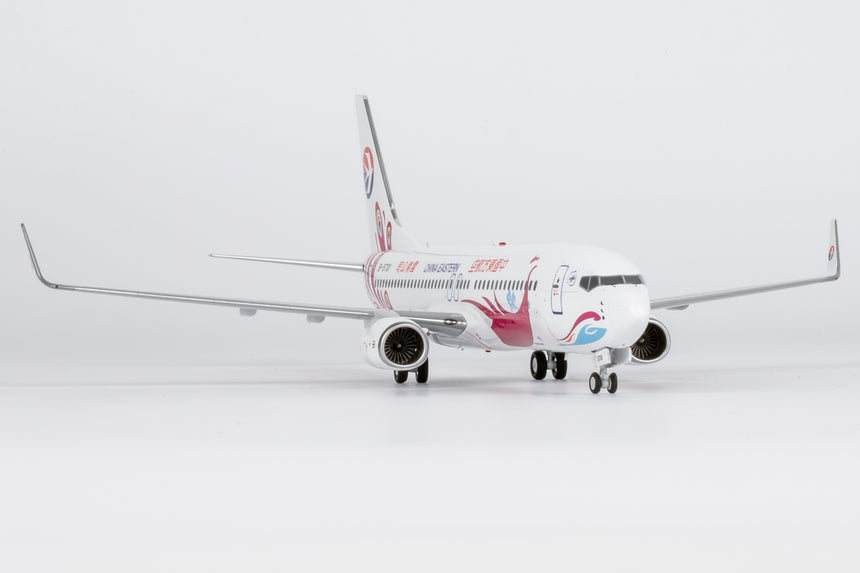 NG Models China Eastern Airlines “Purple Peacock” Boeing 737-800/w B-5701 1/200 Aircraft Scale Model