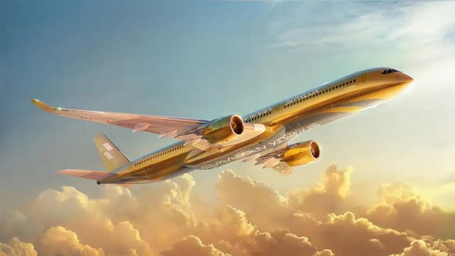 Phoenix Starlux Airbus A350-1000 B-58554 "Airsorayama Gold" 1/400 Aircraft Scale Model
