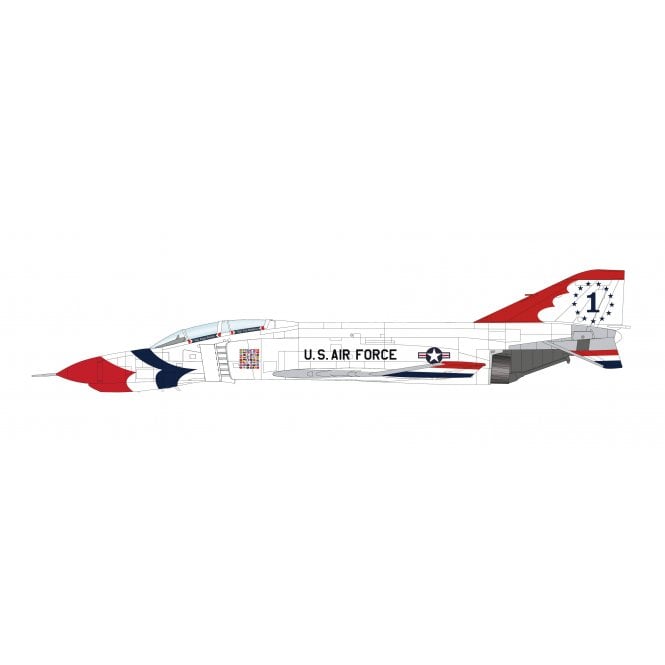 Hobby Master F-4E Thunderbirds No.1 plane, USAF, 1973/74 season 1/72 Scale