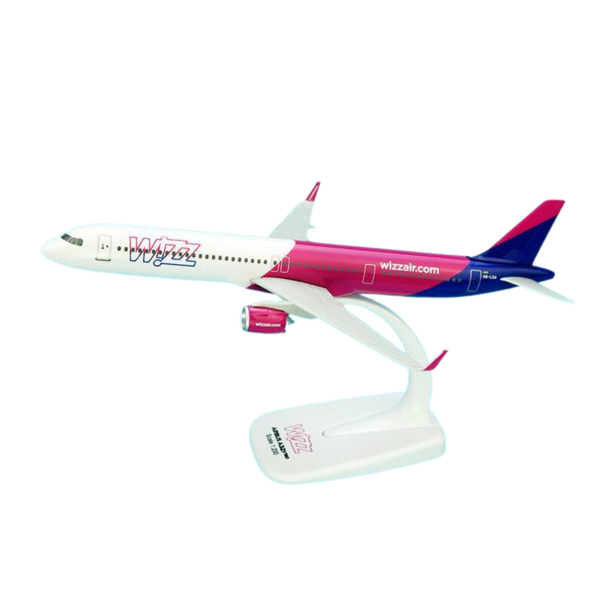 AeroClix Wizz Air Airbus A321Neo HA-LGA 1/200 Aircraft Scale Model