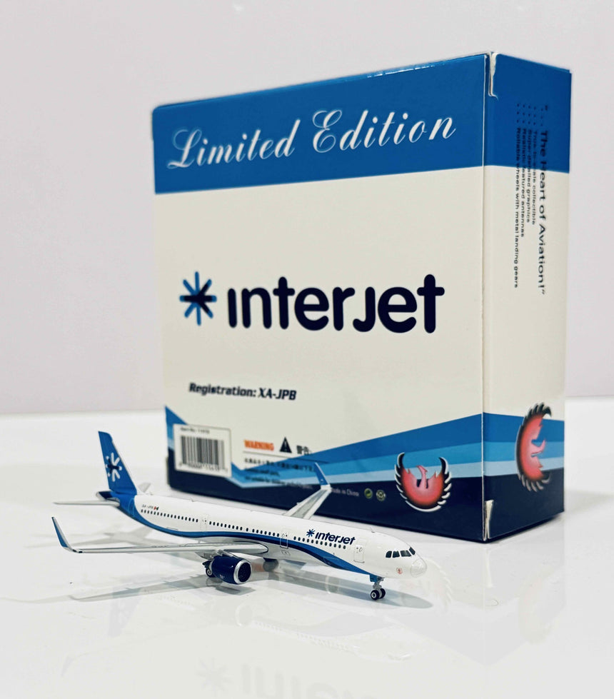 Phoenix Interjet Airbus A321 XA-JPB 1/400 Aircraft Scale Model