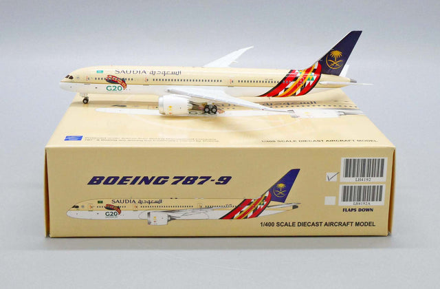 JC Wings Saudi Arabian Airlines Boeing 787-9 Dreamliner G20 Saudi Arabia 2020 HZ-ARF 1/400 Aircraft Scale Model