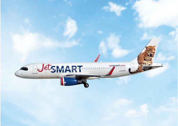 Phoenix JstSmart Airbus A320 LV-HVT 1/400 Aircraft Scale Model