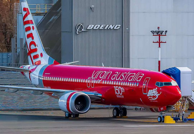 Phoenix Virgin Australia Boeing B737-8MAX VH-8VI 1/400 Aircraft Scale Model