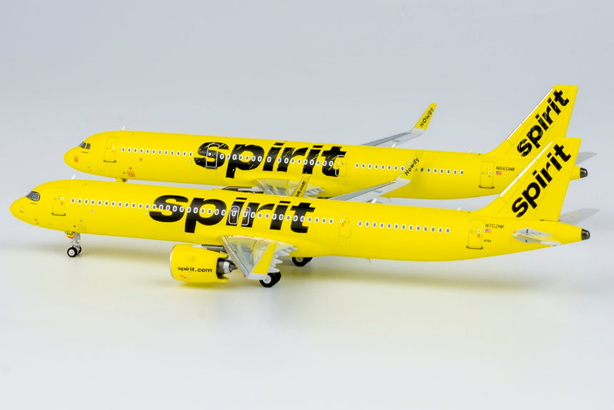 NG Models Spirit Airlines Airbus A321-200/w N660NK 1/400 Aircraft Scale Model