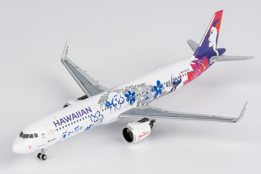 NG Models Hawaiian Airlines Airbus A321neo N216HA 1/400 Aircraft Scale Model