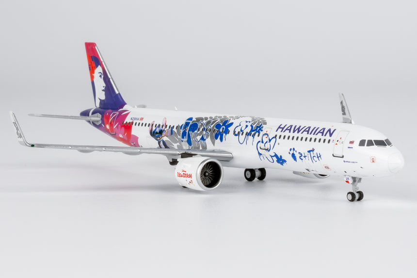 NG Models Hawaiian Airlines Airbus A321neo N216HA 1/400 Aircraft Scale Model