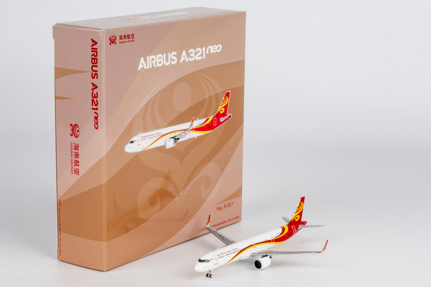NG Models Hainan Airlines (first A321neo for Hainan Airlines) Airbus A321neo B-32LY 1/400 Aircraft Scale Model