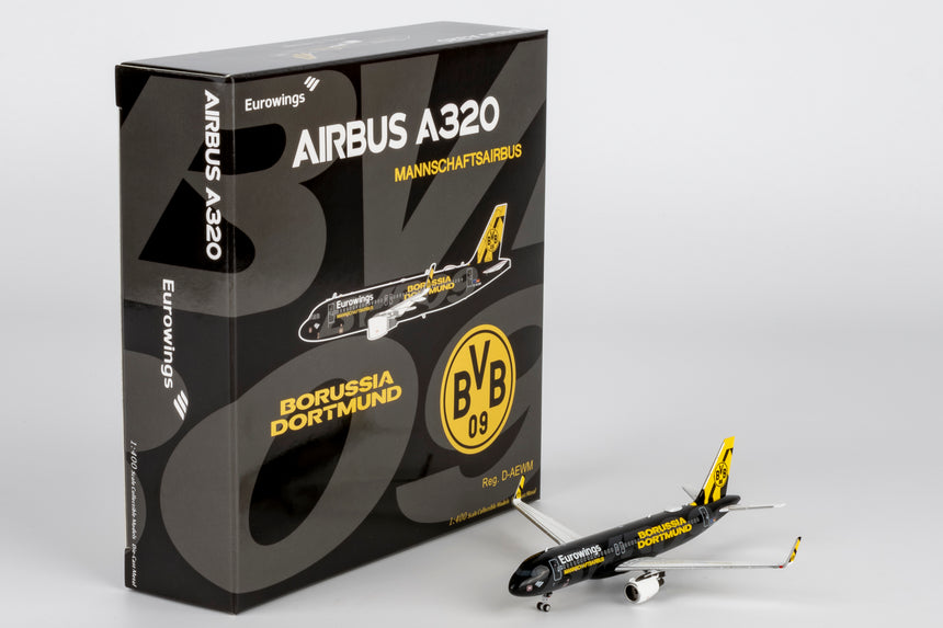 Eurowings "BVB FanAirbus" Livery Airbus A320-200/w D-AEWM 1/400 Aircraft Scale Model