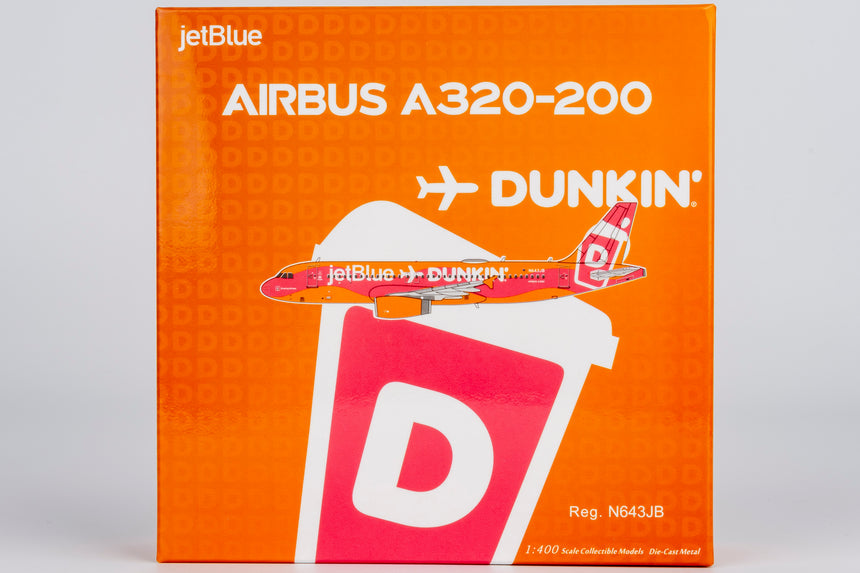 NG Models JetBlue Airways Airbus A320-200 N643JB 1/400 Aircraft Scale Model