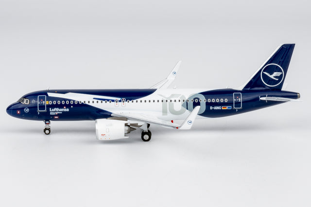 NG Models Lufthansa Airbus A320neo D-AING "100 Years Anniversary" 1/400 Aircraft Scale Model