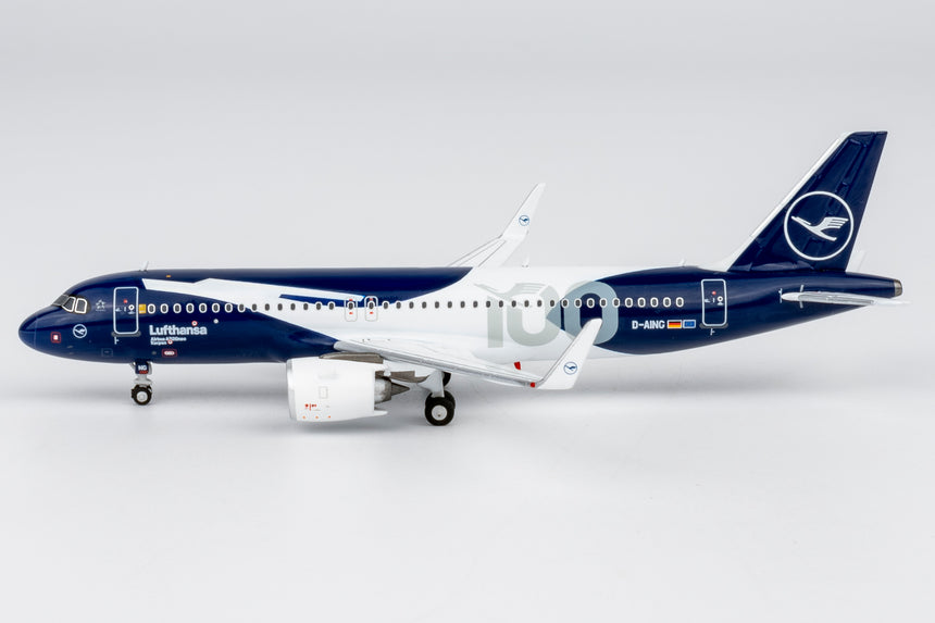 NG Models Lufthansa Airbus A320neo D-AING "100 Years Anniversary" 1/400 Aircraft Scale Model