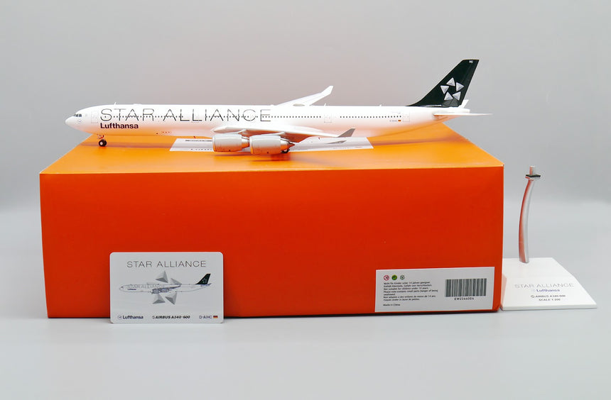 JC Wings Lufthansa Airbus A340-600 "Star Alliance" (D-AIHC) 1/200 Aircraft Scale Model