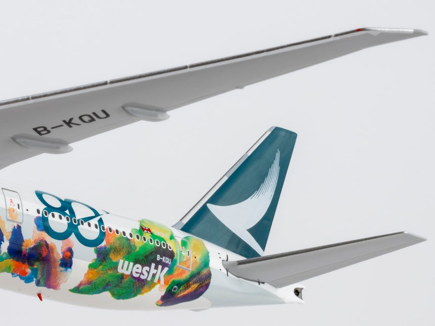 NG Models Cathay Pacific Airways Boeing 777-300ER B-KQU (The Spirit of HongKong - West Kowloon Cultural District) 1/400 Aircraft Scale Model