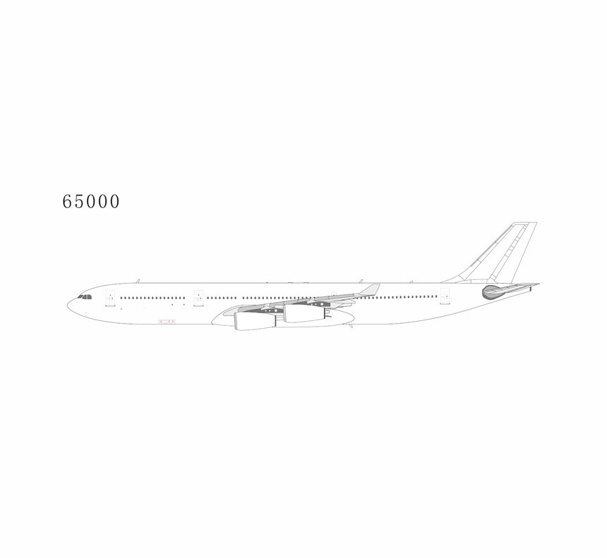 NG Models Blank Model Airbus A340-300 1/400 Aircraft Scale Model