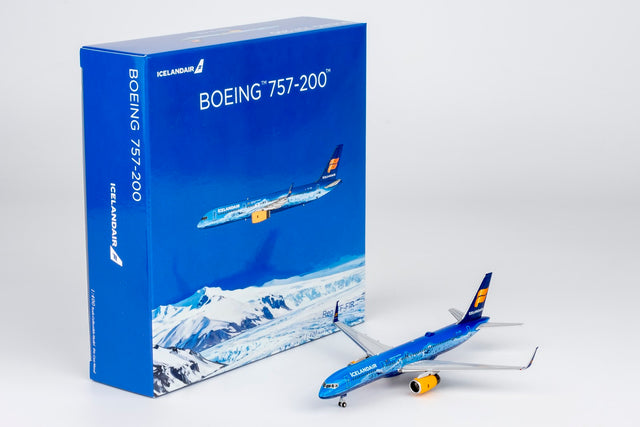 NG Models Icelandair Boeing 757-200/w TF-FIR Vatnajokull 1/400 Aircraft Scale Model