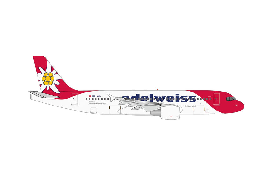 Herpa Edelweiss Air Airbus A320 – "Säntis" 1/500 Aircraft Scale Model