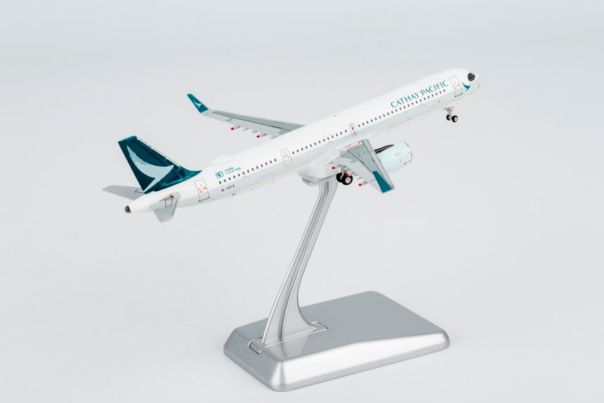 NG Models Cathay Pacific Airways Airbus A321neo B-HPS ("80 Years Together" sticker) (ULTIMATE) 1/400 Aircraft Scale Model