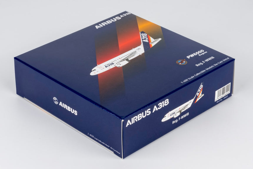 NG Models Airbus Industrie Airbus A318-100 F-WWIB old colors; PW6000 ENGINES 1/400 Aircraft Scale Model