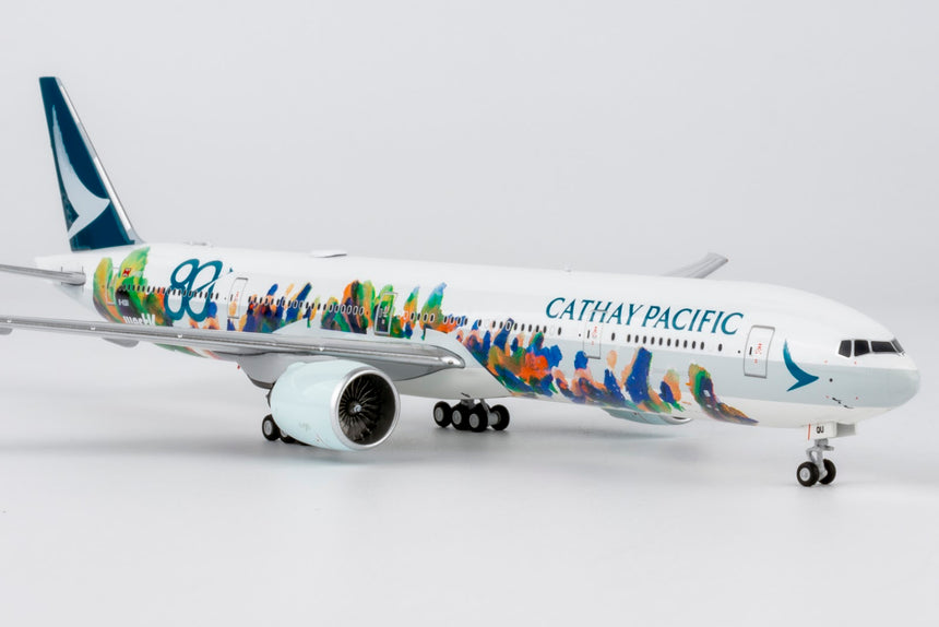 NG Models Cathay Pacific Airways Boeing 777-300ER B-KQU (The Spirit of HongKong - West Kowloon Cultural District) 1/400 Aircraft Scale Model