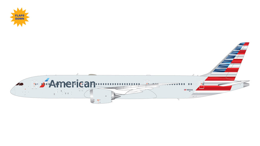 GeminiJets American Airlines B787-9 Flaps Down N836AA 1/200 Aircraft Scale Model