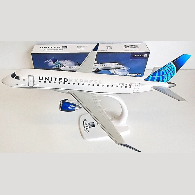 PPC Models United Express Embraer E170 1/100 Aircraft Scale Model
