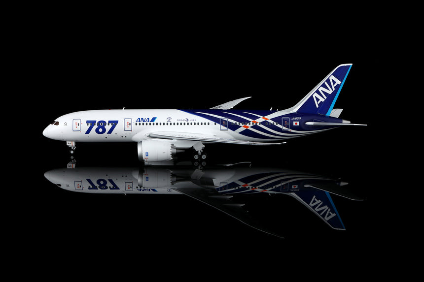 SQ Wings All Nippon Airways Special Delivery Livery Boeing B787-8 JA801A 1/200 Aircraft Scale Model