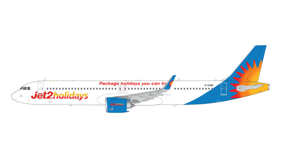 GeminiJets Jet2 Holidays Airbus A321Neo G-SUNB 1/200 Aircraft Scale Model