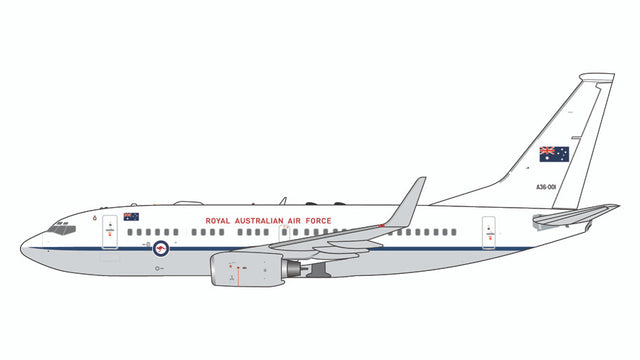 GeminiJets RAAF Boeing 737-700W BBJ A36-001 1/400 Aircraft Scale Model