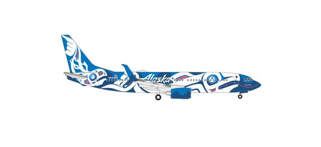 Herpa Alaska Airlines Boeing 737-800 "Xáat Kwáani (Salmon People) 1/500 Scale