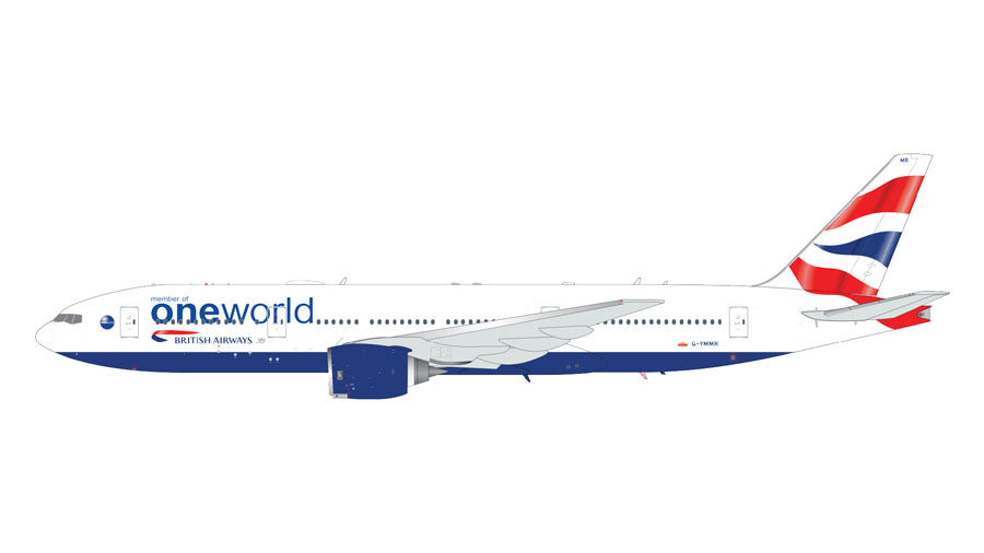 GeminiJets British Airways Boeing 777-200ER G-YMMR One World Livery 1/200 Aircraft Scale Model
