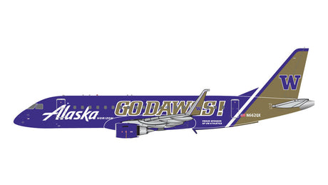 GeminiJets Alaska Airlines/Horizon Air Embraer ERJ-175 N662QX University Of Washington "Go Dawgs" 1/400 Aircraft Scale Model