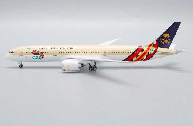 JC Wings Saudi Arabian Airlines Boeing 787-9 Dreamliner G20 Saudi Arabia 2020 HZ-ARF 1/400 Aircraft Scale Model