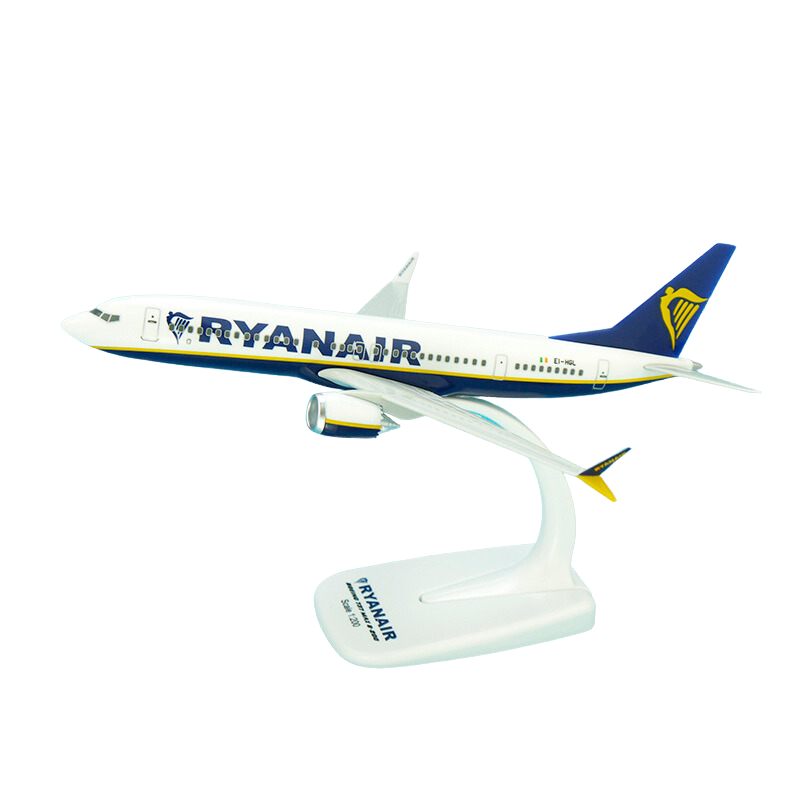 AeroClix Ryanair Boeing 737 MAX 8-200 EI-HGL 1/200 Scale