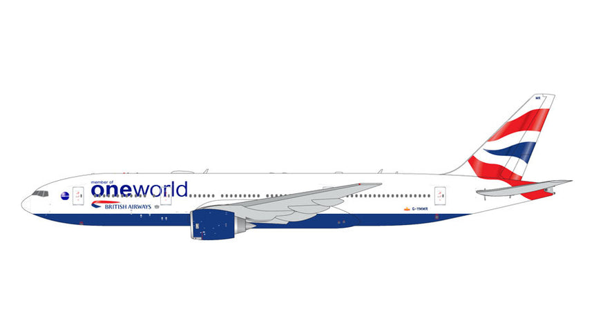 GeminiJets British Airways Boeing 777-200ER G-YMMR One World Livery 1/400 Scale