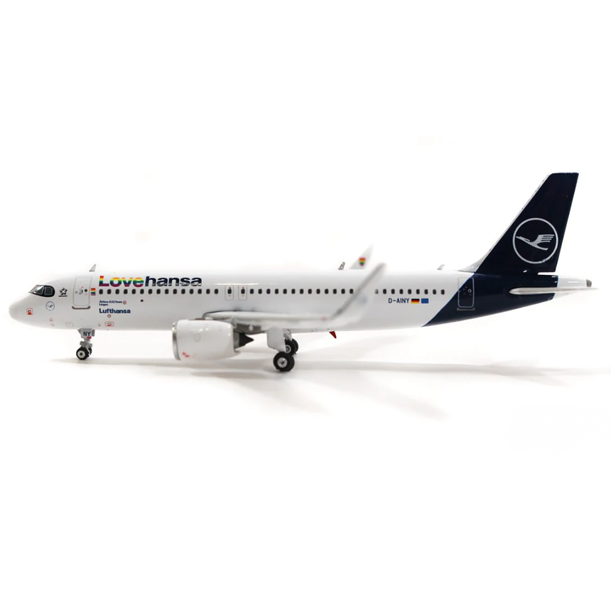 Phoenix Lufthansa Airbus A320Neo Lovehansa D-AINY 1/400 Aircraft Scale Model