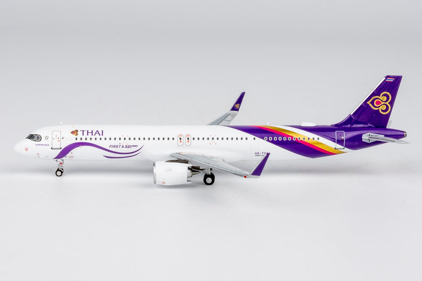 NG Models Thai Airways International Airbus A321neo HS-TOA First A321neo sticker; named "Bowonrangsi" 1/400 Aircraft Scale Model