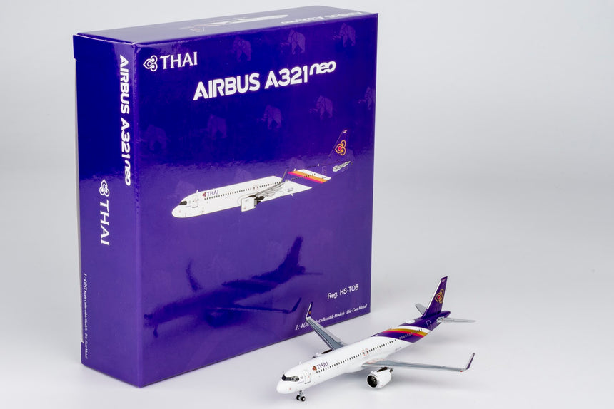 NG Models Thai Airways International Airbus A321neo HS-TOB named "Thepprasit" 1/400 Aircraft Scale Model