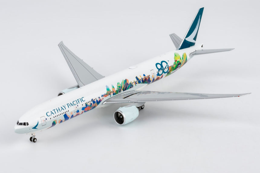 NG Models Cathay Pacific Airways Boeing 777-300ER B-KQU (The Spirit of HongKong - West Kowloon Cultural District) 1/400 Aircraft Scale Model