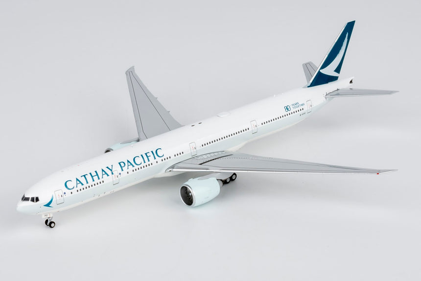 NG Models Cathay Pacific Airways Boeing 777-300ER B-KPO (large titles; "80 Years Together" sticker) 1/400 Aircraft Scale Model